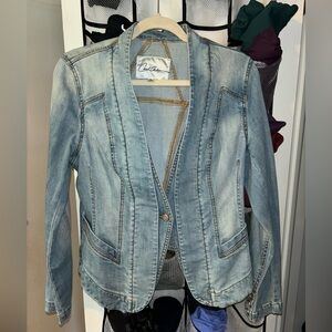 Blazer denim jacket